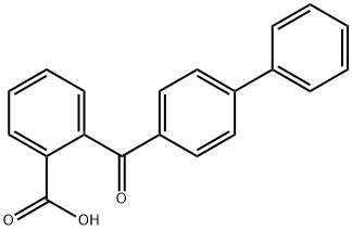 o-(4-Biphenylylcarbonyl)benzoic acid Structure