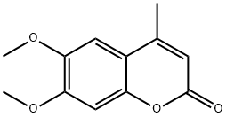6,7-DIMETHOXY-4-METHYLCOUMARIN Structure