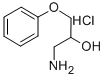 3-AMINO-1-PHENOXY-2-PROPANOL HYDROCHLORIDE, 98 Structure