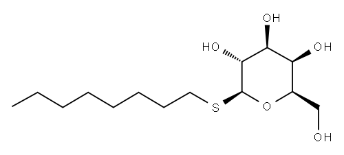 N-OCTYL-BETA-D-THIOGALACTOPYRANOSIDE Structure