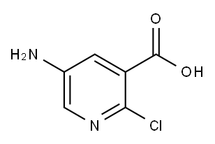 5-AMINO-2-CHLORO-NICOTINIC ACID Structure