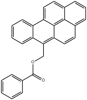 6-BENZOYLOXYMETHYLBENZO(A)PYRENE Structure