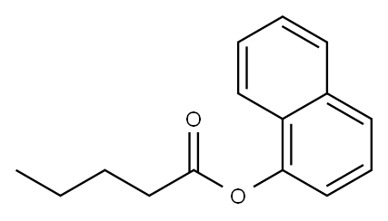 ALPHA-NAPHTHYL VALERATE Structure
