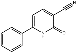 2-OXO-6-PHENYL-1,2-DIHYDRO-3-PYRIDINECARBONITRILE Structure