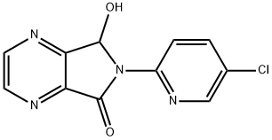 6-(5-Chloro-2-pyridyl)-6,7-dihydro-7-hydroxy-5H-pyrrolo[3,4-b]pyrazin-5-one Structure