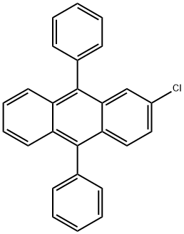 2-CHLORO-9,10-DIPHENYLANTHRACENE Structure