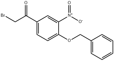 2-Bromo-4'-Benzyloxy-3'-nitroacetophenone Structure