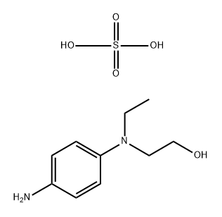 N-Ethyl-N-(2-hydroxyethyl)-1,4-phenylenediamine sulfate  Structure