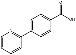 4-(2-Pyridyl)benzoic acid Structure