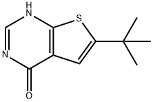 6-TERT-BUTYL-3H-THIENO[2,3-D]PYRIMIDIN-4-ONE Structure