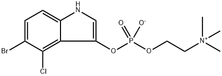 5-BROMO-4-CHLORO-3-INDOXYL CHOLINE PHOSPHATE Structure