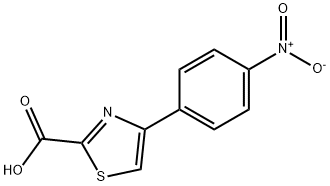 4-(4-Nitrophenyl)thiazole-2-carboxylic Acid Structure