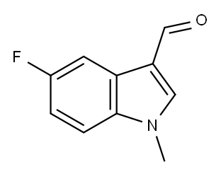 5-FLUORO-1-METHYL-1H-INDOLE-3-CARBALDEHYDE Structure