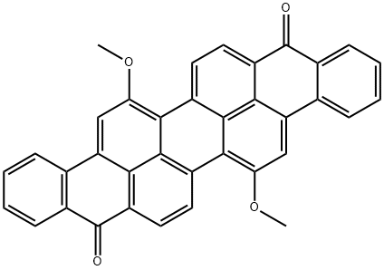 6,15-dimethoxybenzo[rst]phenanthro[10,1,2-cde]pentaphene-9,18-dione Structure