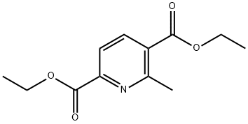 2,5-PYRIDINEDICARBOXYLIC ACID, 6-METHYL-, 2,5-DIETHYL ESTER Structure