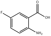 2-Amino-5-fluorobenzoic acid Structure