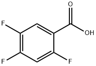 2,4,5-Trifluorobenzoic acid Structure