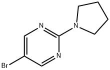 5-BROMO-2-(PYRROLIDIN-1-YL)PYRIMIDINE Structure