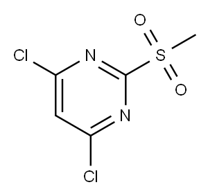 4,6-Dichloro-2-(methylsulfonyl)pyrimidine Structure