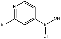 2-BROMOPYRIDIN-4-YLBORONIC ACID Structure