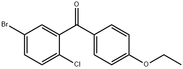 (5-bromo-2-chlorophenyl)(4-ethoxyphenyl)methanone Structure