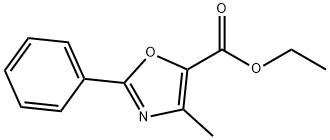 ETHYL 4-METHYL-2-PHENYL-1,3-OXAZOLE-5-CARBOXYLATE Structure
