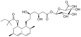 Simvastatin Acyl-b-D-glucuronide Structure