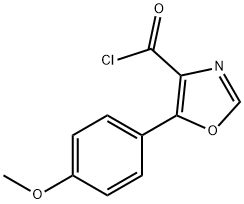 5-(4-METHOXYPHENYL)-1,3-OXAZOLE-4-CARBONYL CHLORIDE Structure