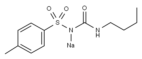 tolbutamide sodium Structure