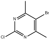 5-Bromo-2-chloro-4,6-dimethylpyrimidine Structure
