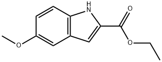 ETHYL 5-METHOXYINDOLE-2-CARBOXYLATE Structure