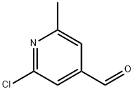 2-CHLORO-6-METHYLPYRIDINE-4-CARBOXALDEHYDE Structure