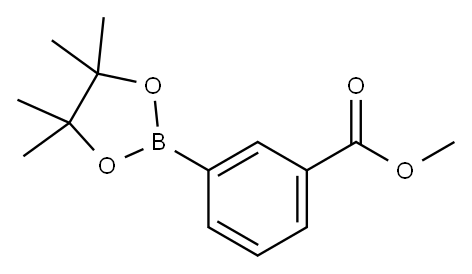 3-Methoxycarbonylphenylboronic acid pinacol ester Structure
