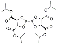 Bis(diisopropyl-D-tartrate glycolato)diboron Structure