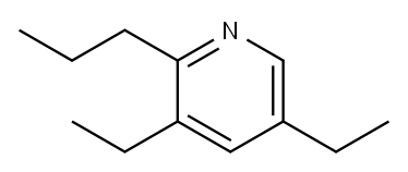 3,5-DIETHYL-2-N-PROPYLPYRIDINE Structure