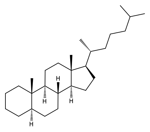 5α-Cholestane Structure