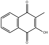2-hydroxy-3-methyl-1,4-naphthoquinone Structure