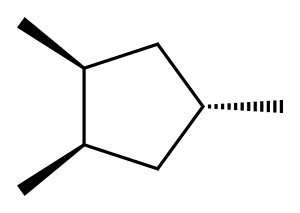 CIS,CIS,TRANS-1,2,4-TRIMETHYLCYCLOPENTANE Structure
