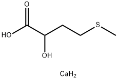 Calcium bis(2-hydroxy-4-(methylthio)butyrate) Structure