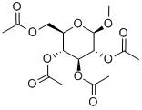METHYL 2,3,4,6-TETRA-O-ACETYL-BETA-D-GLUCOPYRANOSIDE Structure