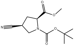 N-BOC-CIS-4-CYANO-L-PROLINE METHYL ESTER Structure