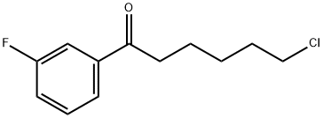 6-CHLORO-1-(3-FLUOROPHENYL)-1-OXOHEXANE Structure