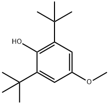 2,6-DI-TERT-BUTYL-4-METHOXYPHENOL Structure
