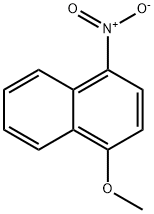 1-METHOXY-4-NITRONAPHTHALENE Structure