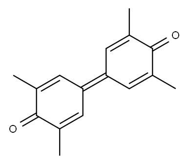 3,3',5,5'-Tetramethyldiphenoquinone Structure