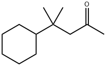 4-cyclohexyl-4-methylpentan-2-one Structure