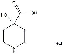 4-HYDROXYPIPERIDINE-4-CARBOXYLIC ACID HYDROCHLORIDE Structure