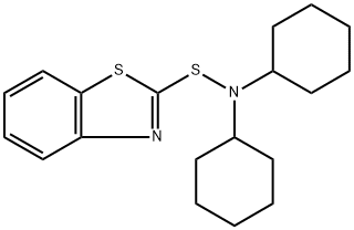 N,N-Dicyclohexyl-2-benzothiazolsulfene amide Structure