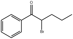 2-Bromo-1-phenyl-pentan-1-one Structure