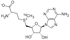 S-ADENOSYL-L-METHIONINE, [METHYL-14C] Structure